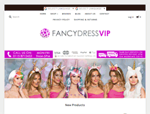 Tablet Screenshot of fancydressvip.com